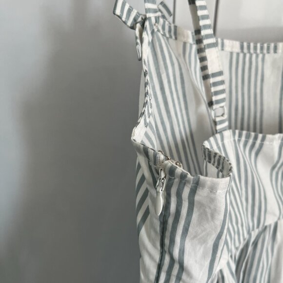 NEW Motel Striped Bow Detail Babydoll Dress - Picture 5 of 5